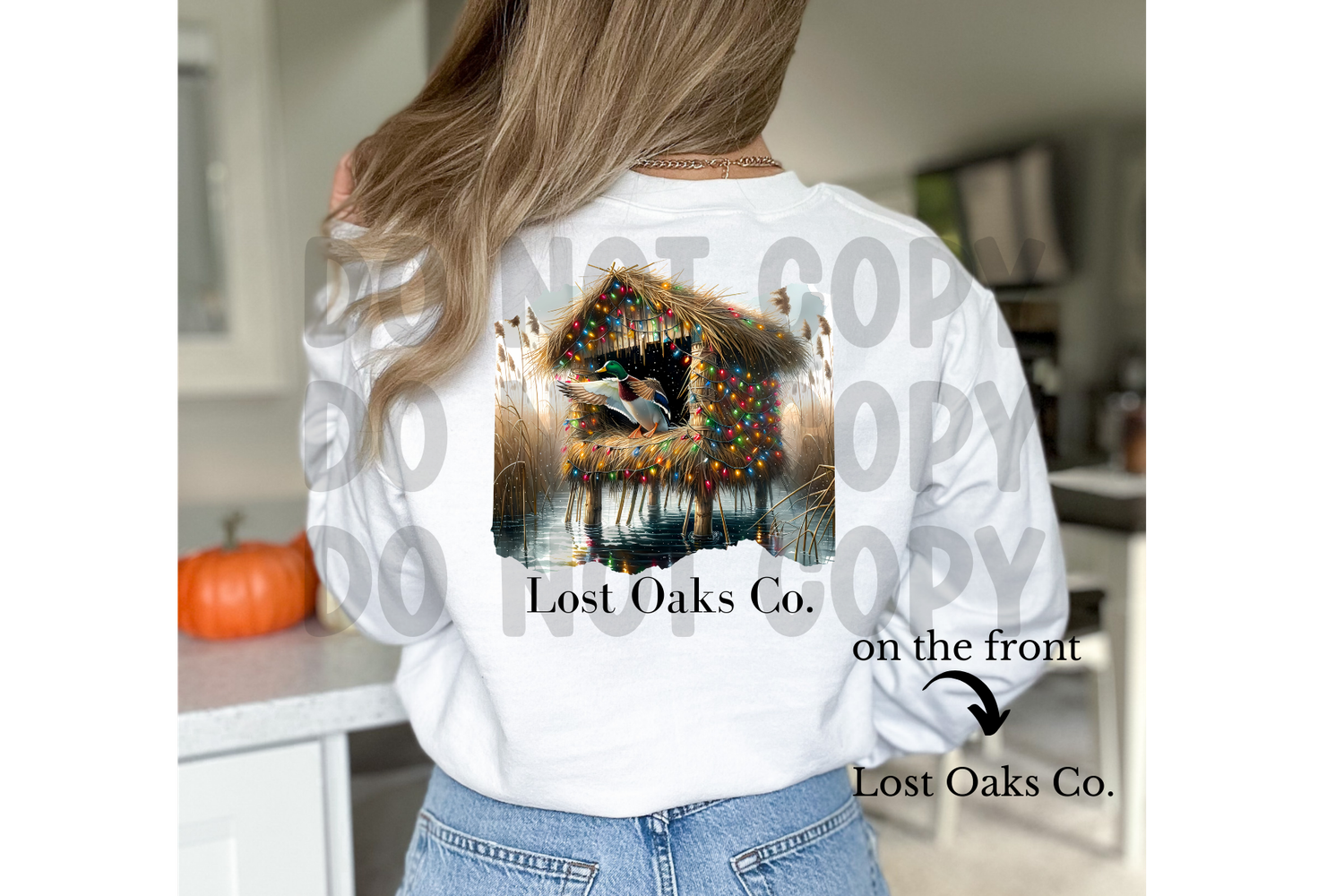 Duck blind with lights