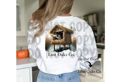 Duck blind with lights