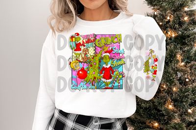 Mean one collage with sleeve detail