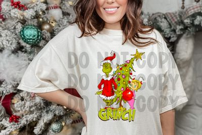 cindy lou and green guy