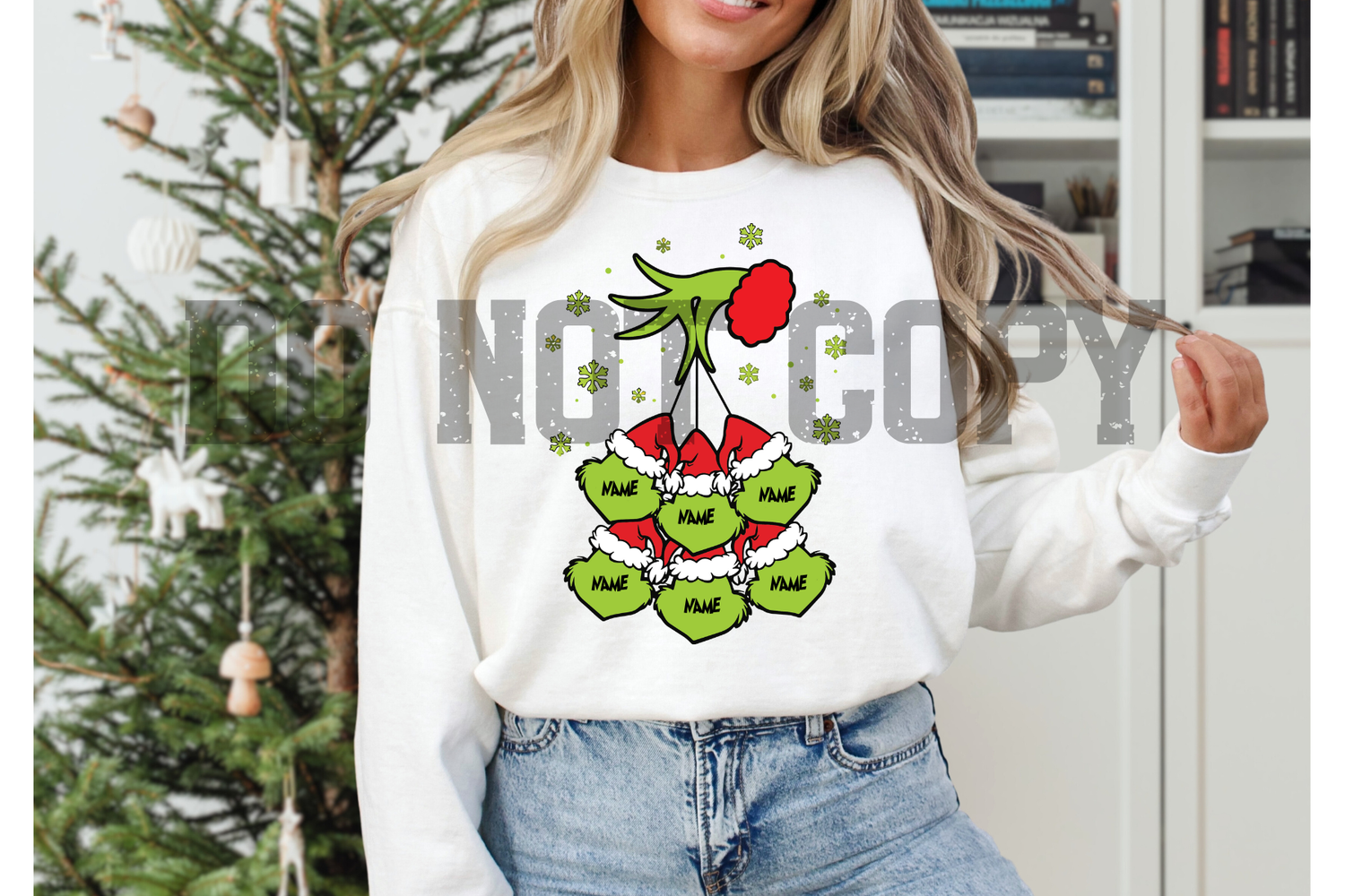 Mean one hand with custom names