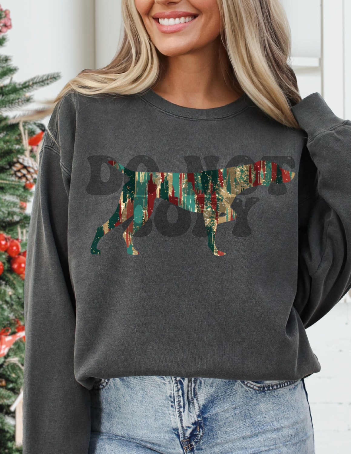 GSP pointing Christmas Brush Strokes