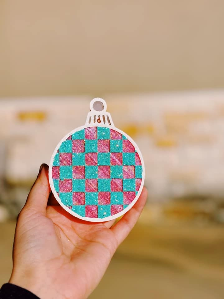 Checkered Ornament