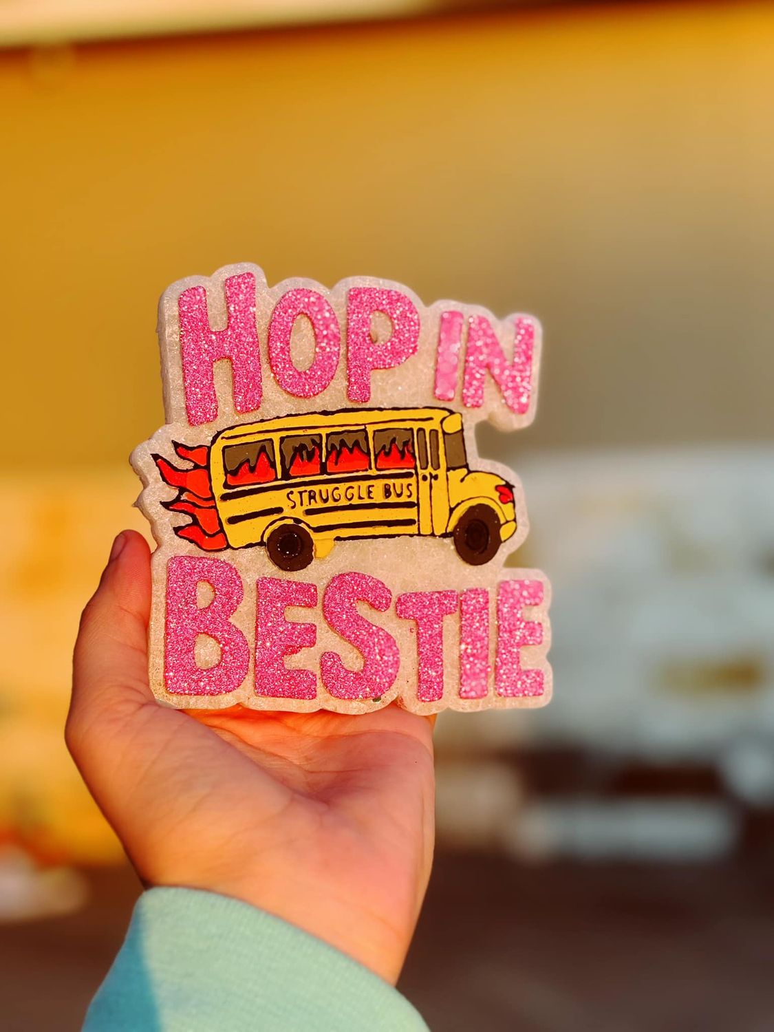 Hop in bestie