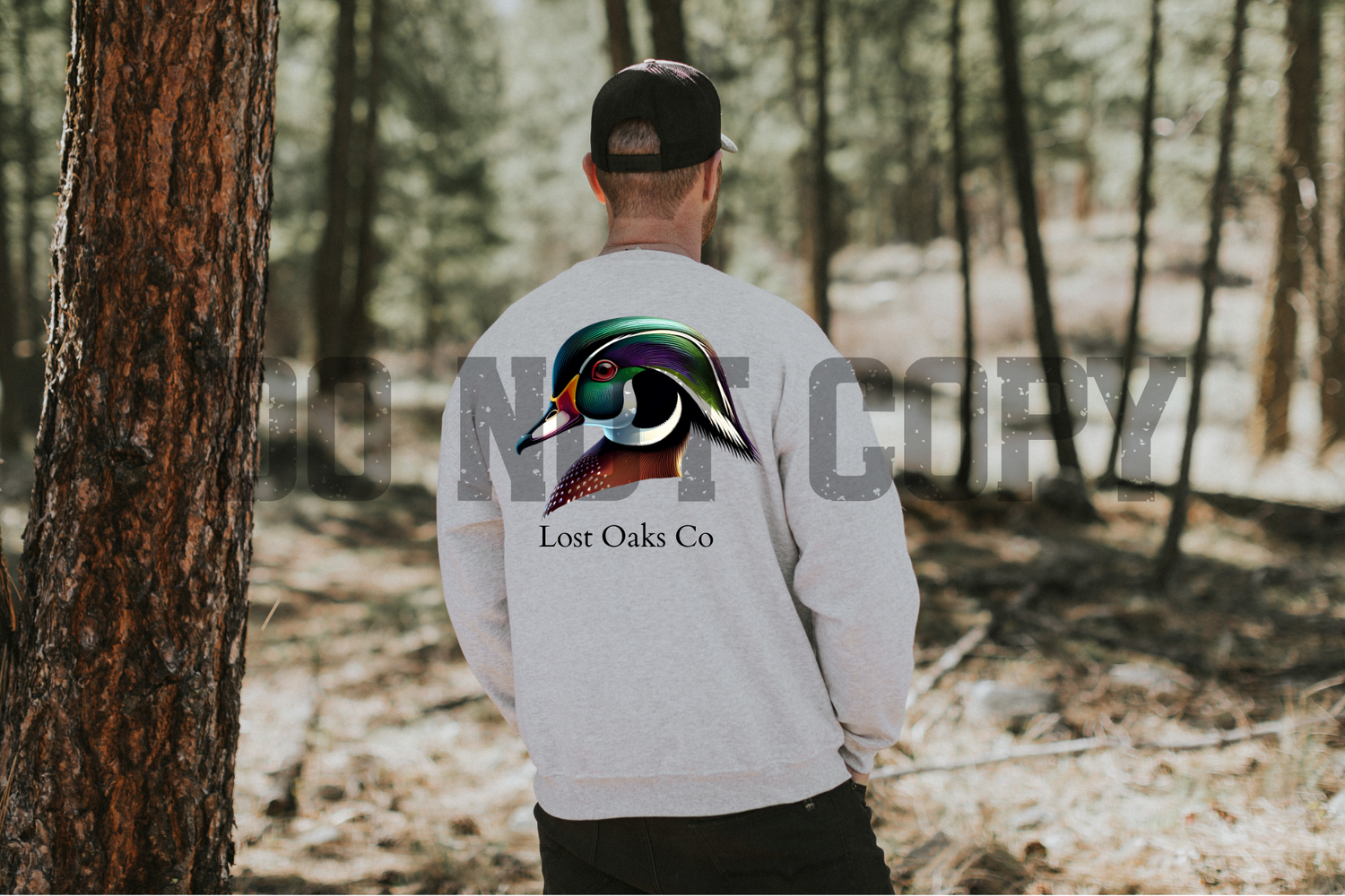 Wood duck head tee