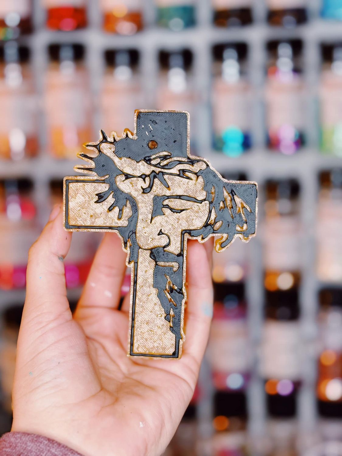Cross with Jesus