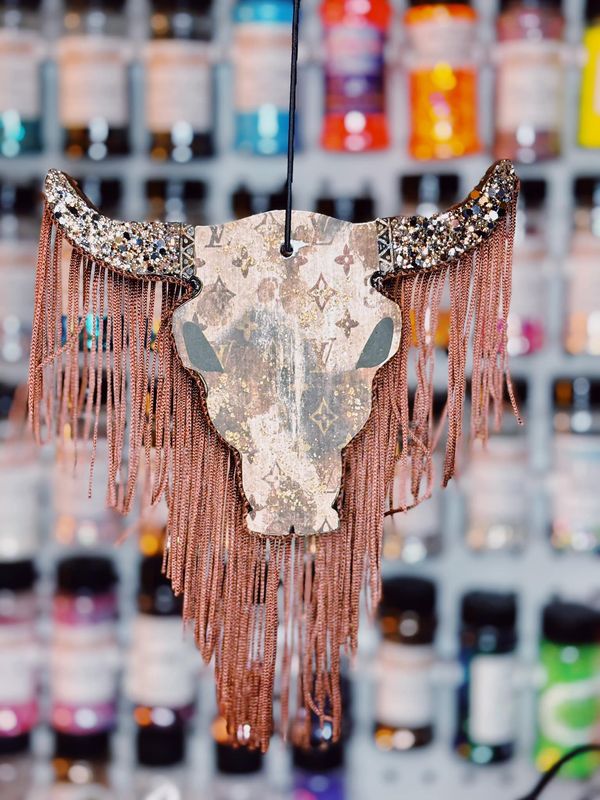 Boujee bull skull