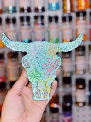 Bull skull bikini bottom