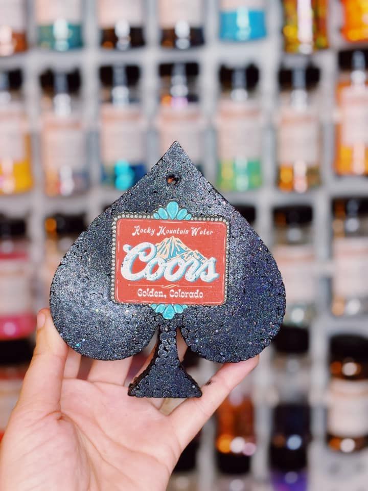 Spade- Coors and Turquoise