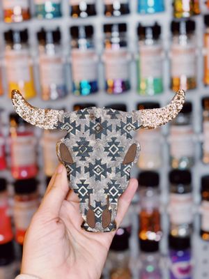 Aztec Bull Skull