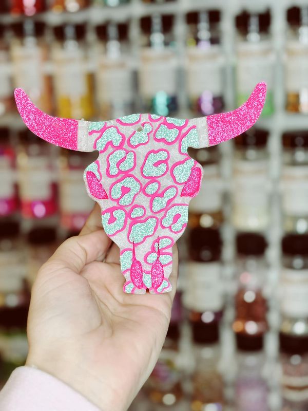 Cheetah Bull Skull