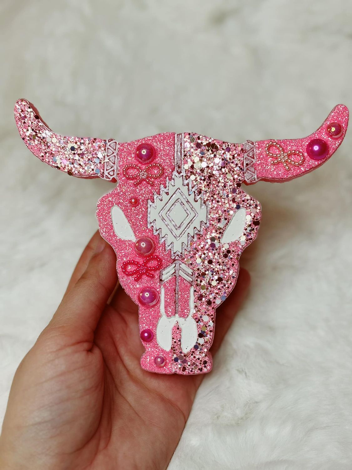Bows and Bling Aztec Bull