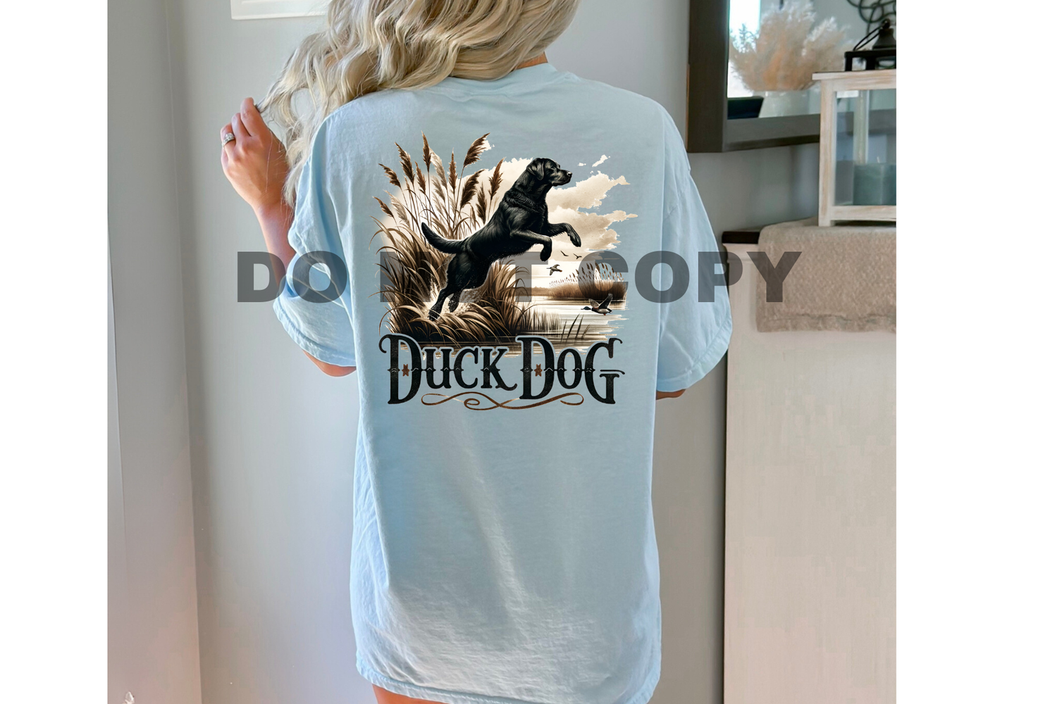 Duck dog black lab