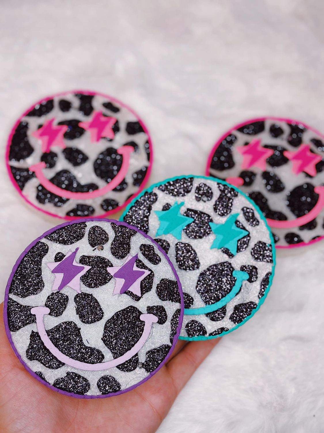 Smiley cow print