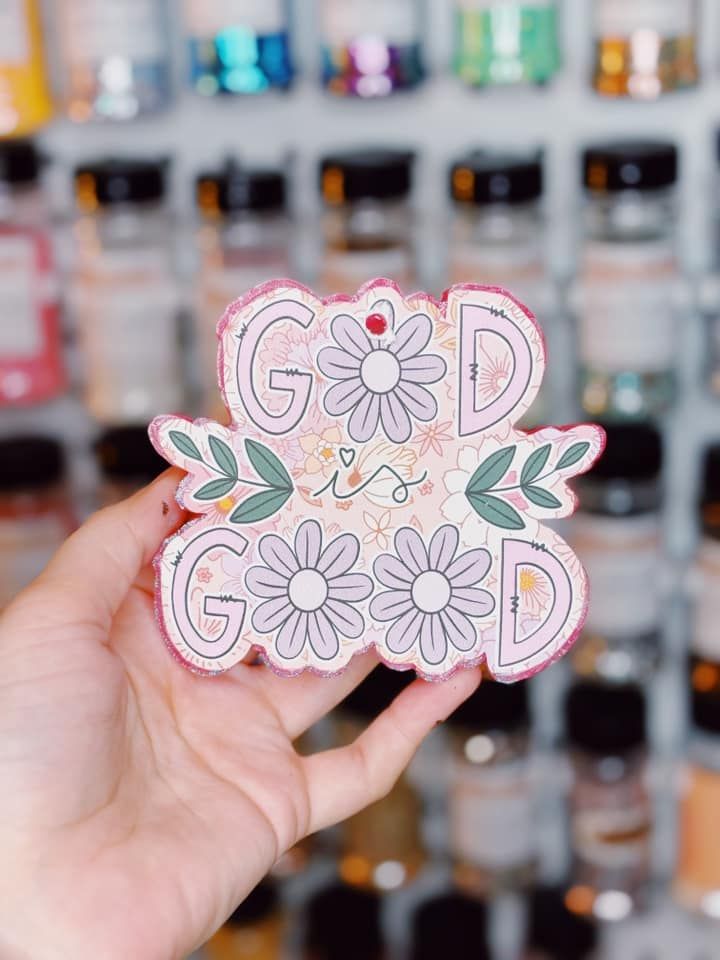 God is good flowers- Mystery Cardstock