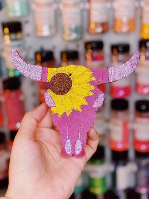 Sunflower Bull Skull