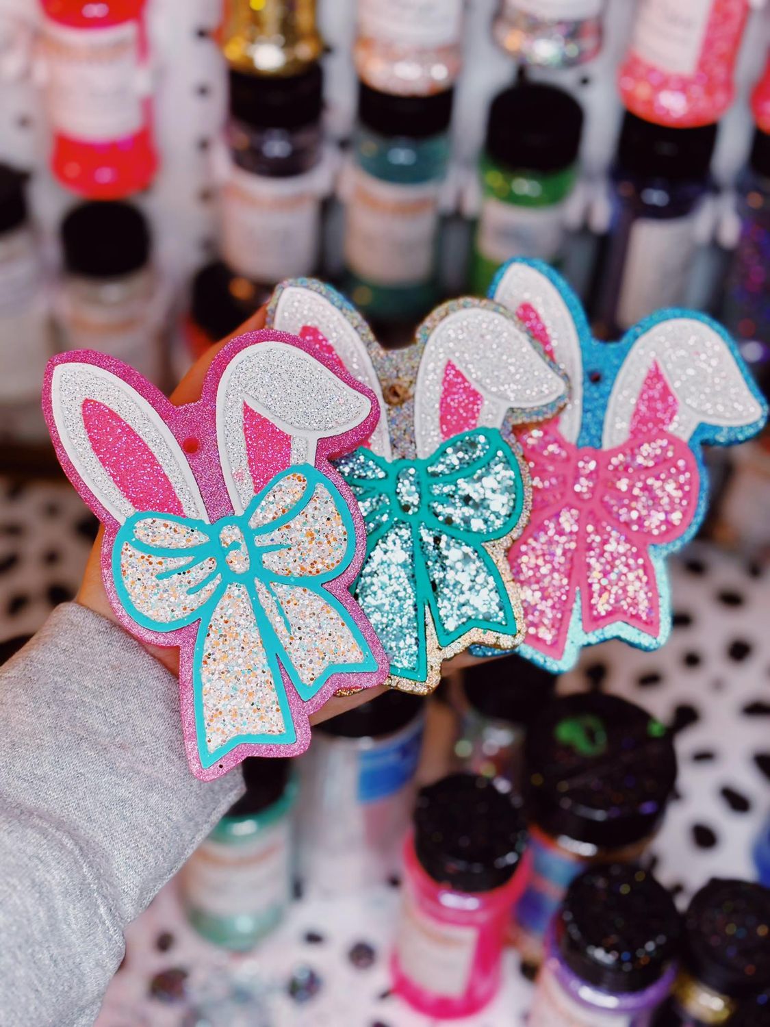 Bunny ears with bow