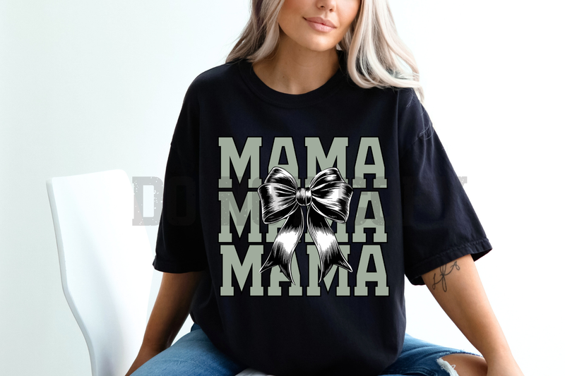 Mama with bow