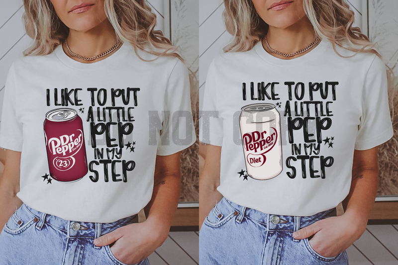 I like to put a little pep in my step