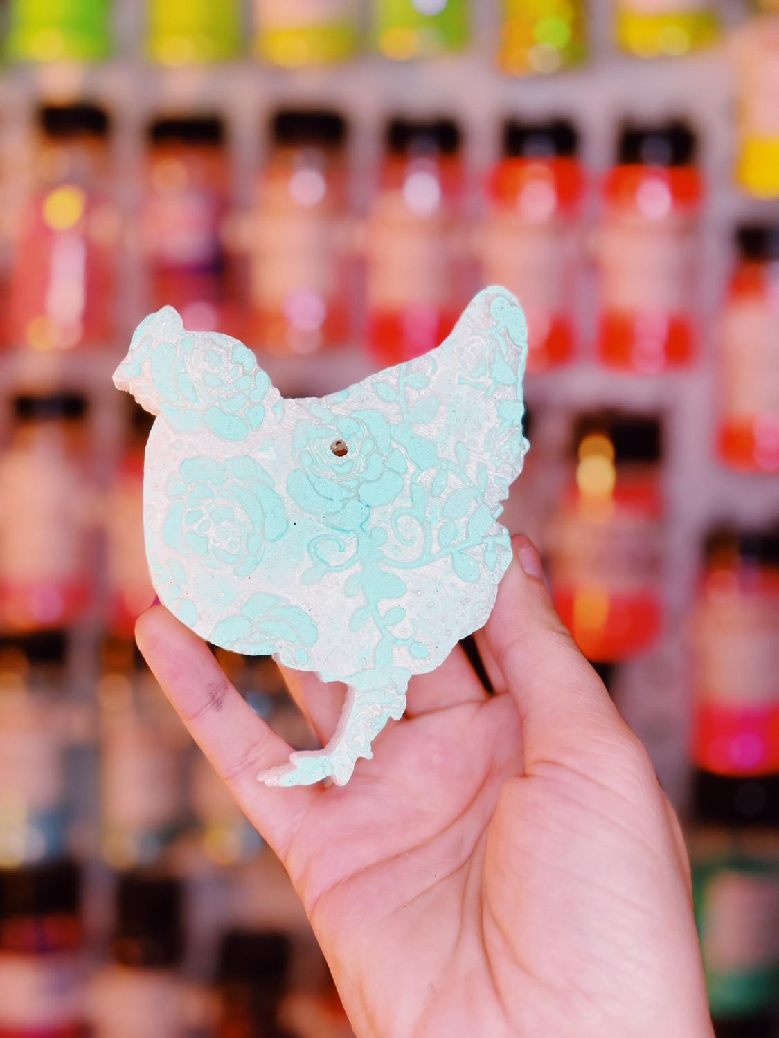 Floral Chicken