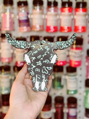 Cattle Brand Bull Skull