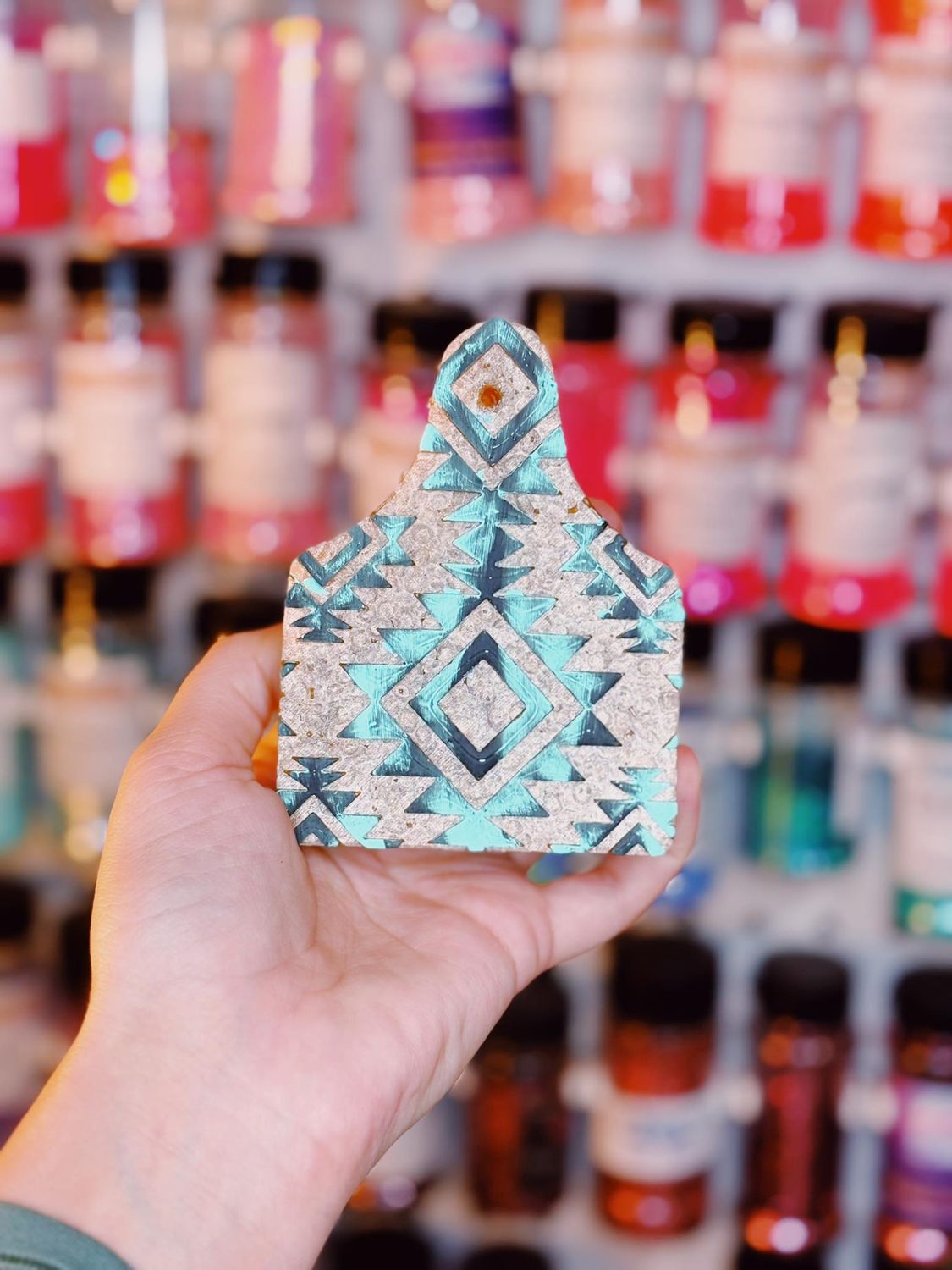 Cattle Tag aztec