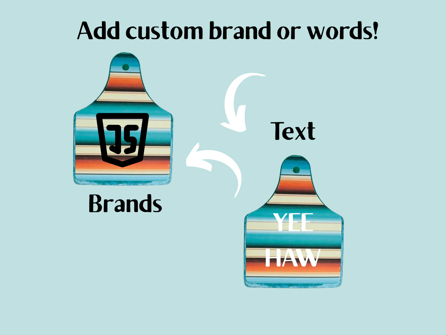 Cattle Tag- Custom with brand