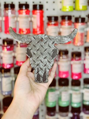 Tool Box type Bull Skull