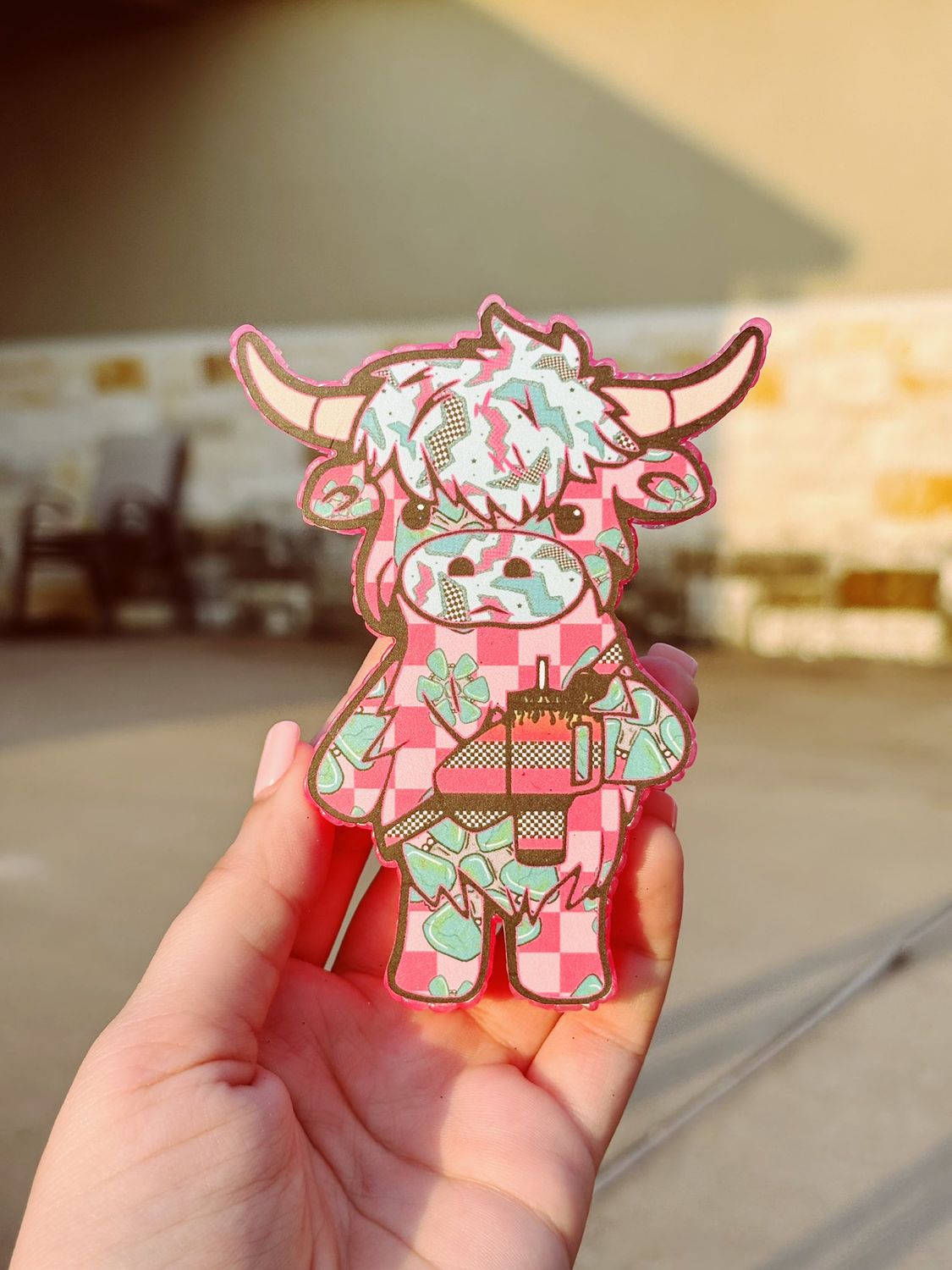 Highland Cow mystery cardstock-small
