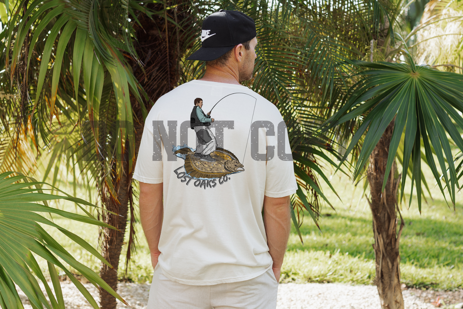 Flounder Fisherman tee