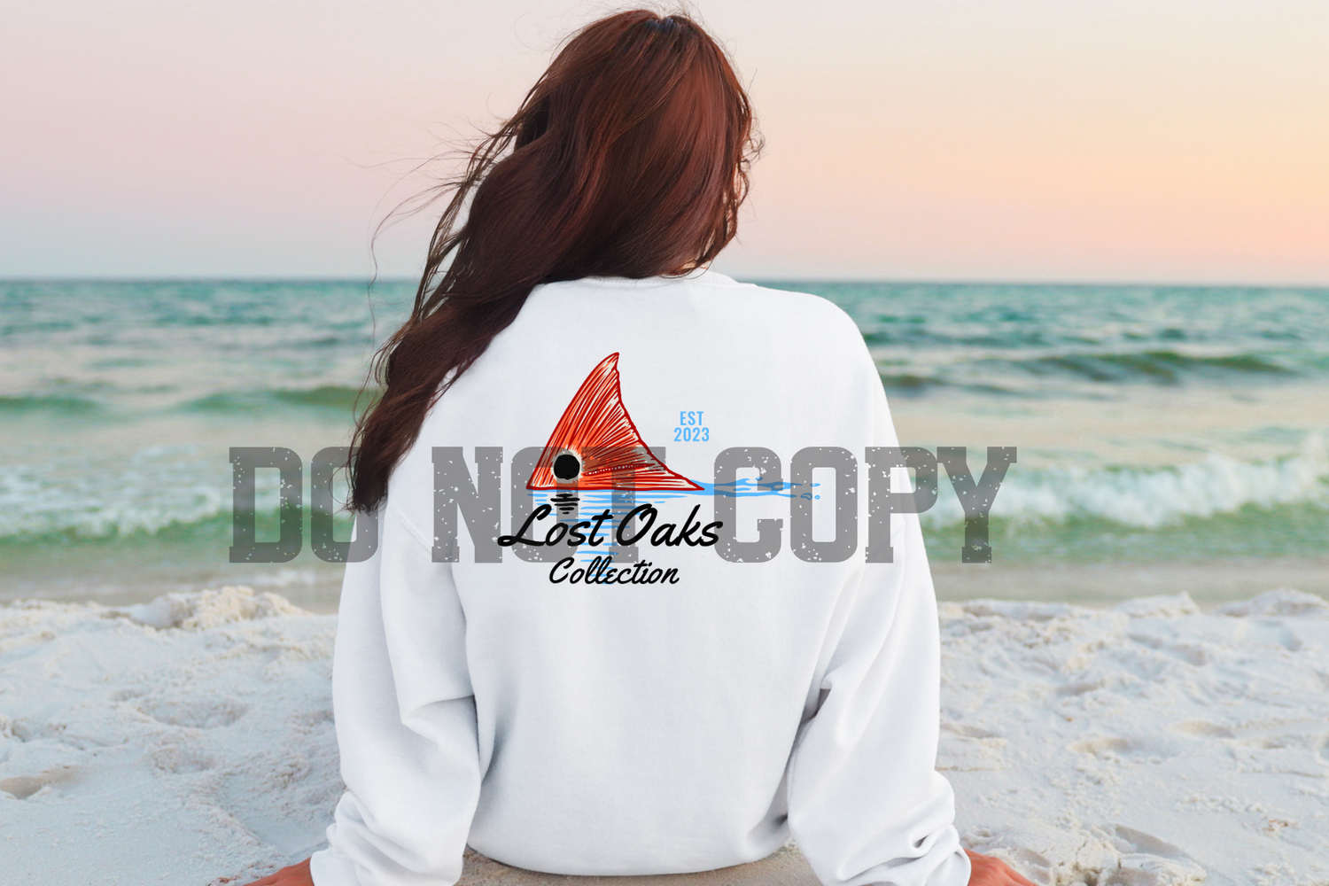 Redfish tail logo tee