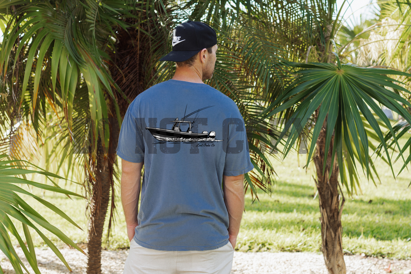 Fishing boat tee