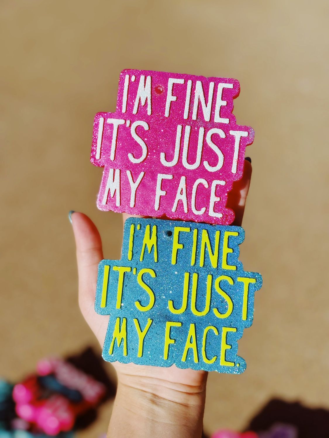 I&#39;m fine it&#39;s just my face