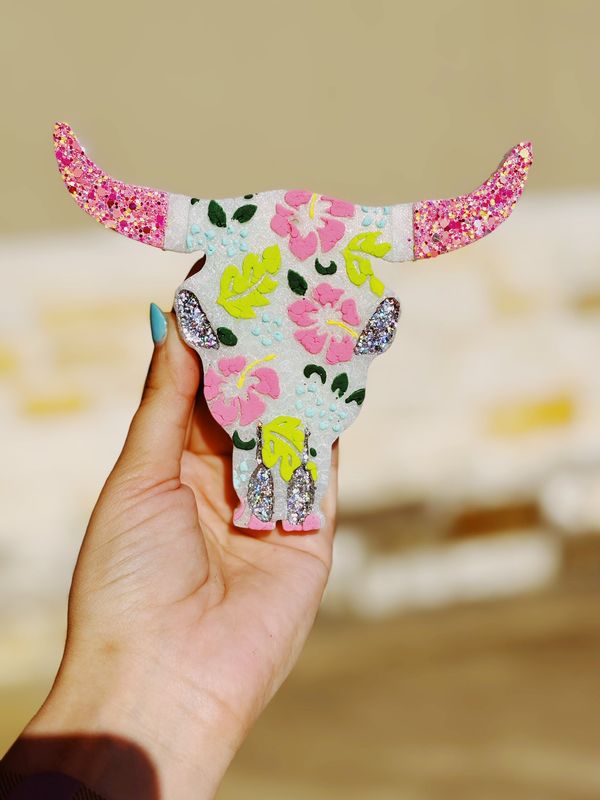 Aloha Bull Skull