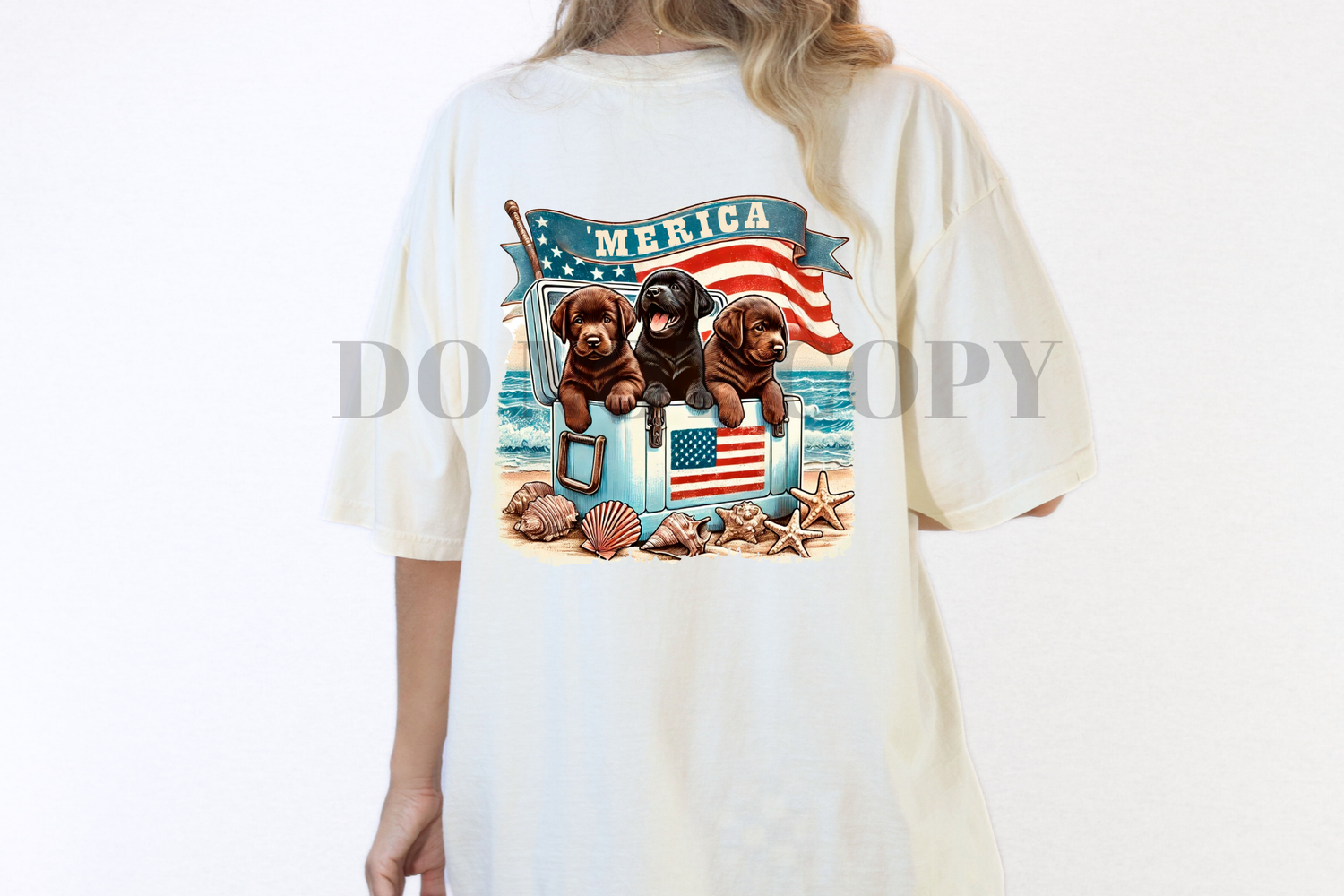 Patriotic beach cooler