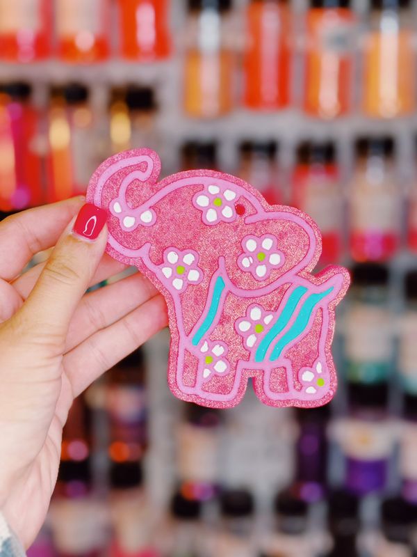 Floral elephant