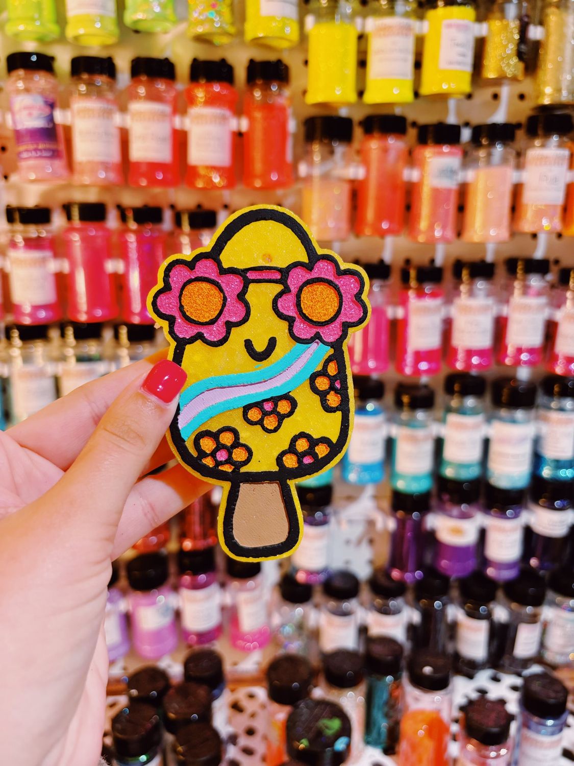 Floral popsicle