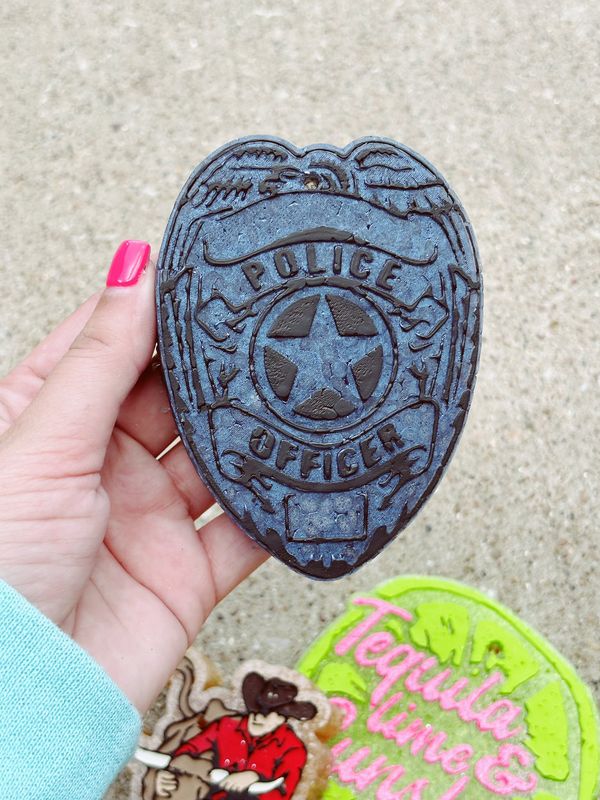 Police officer badge