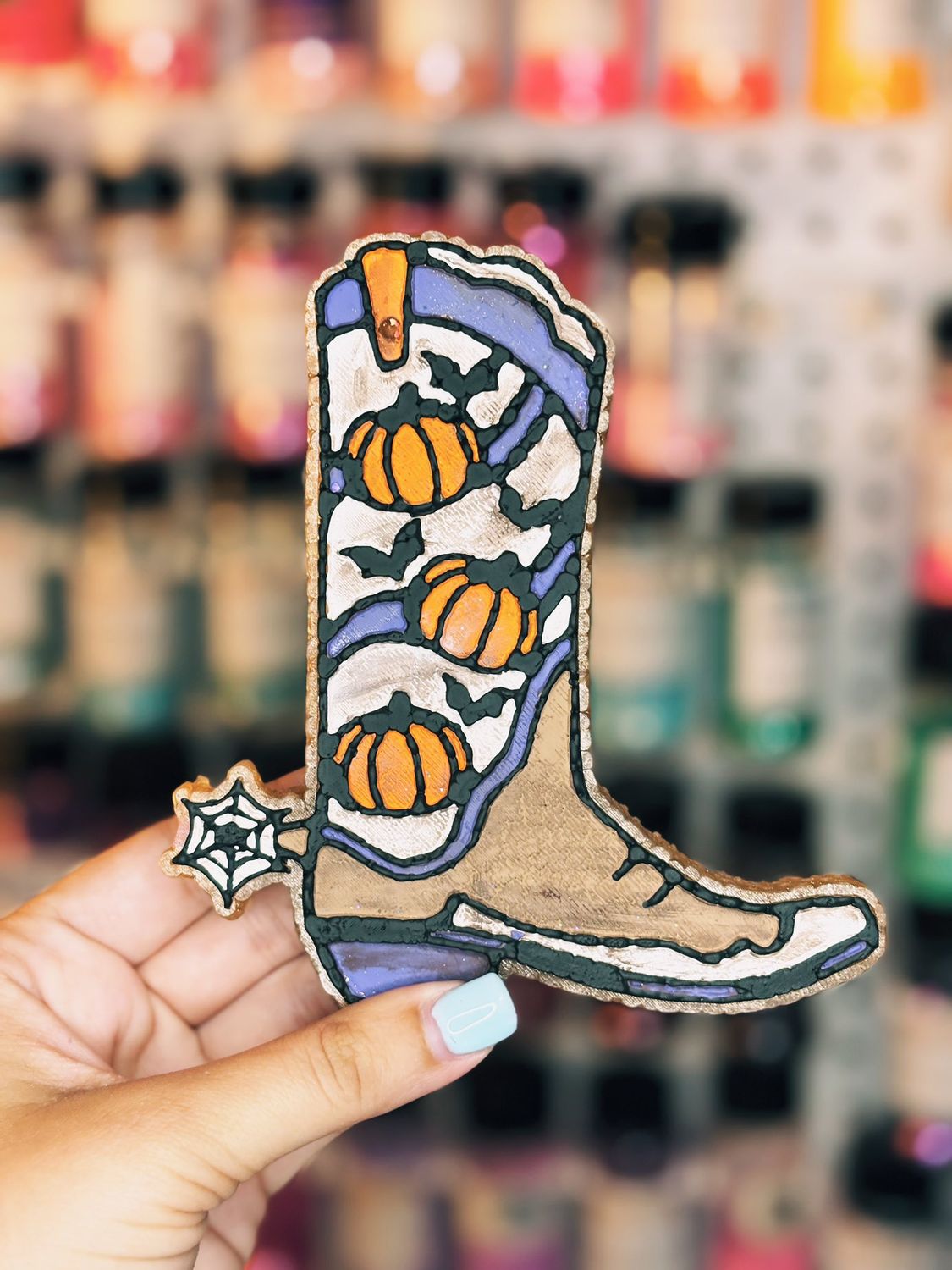 Halloween cowboy boot