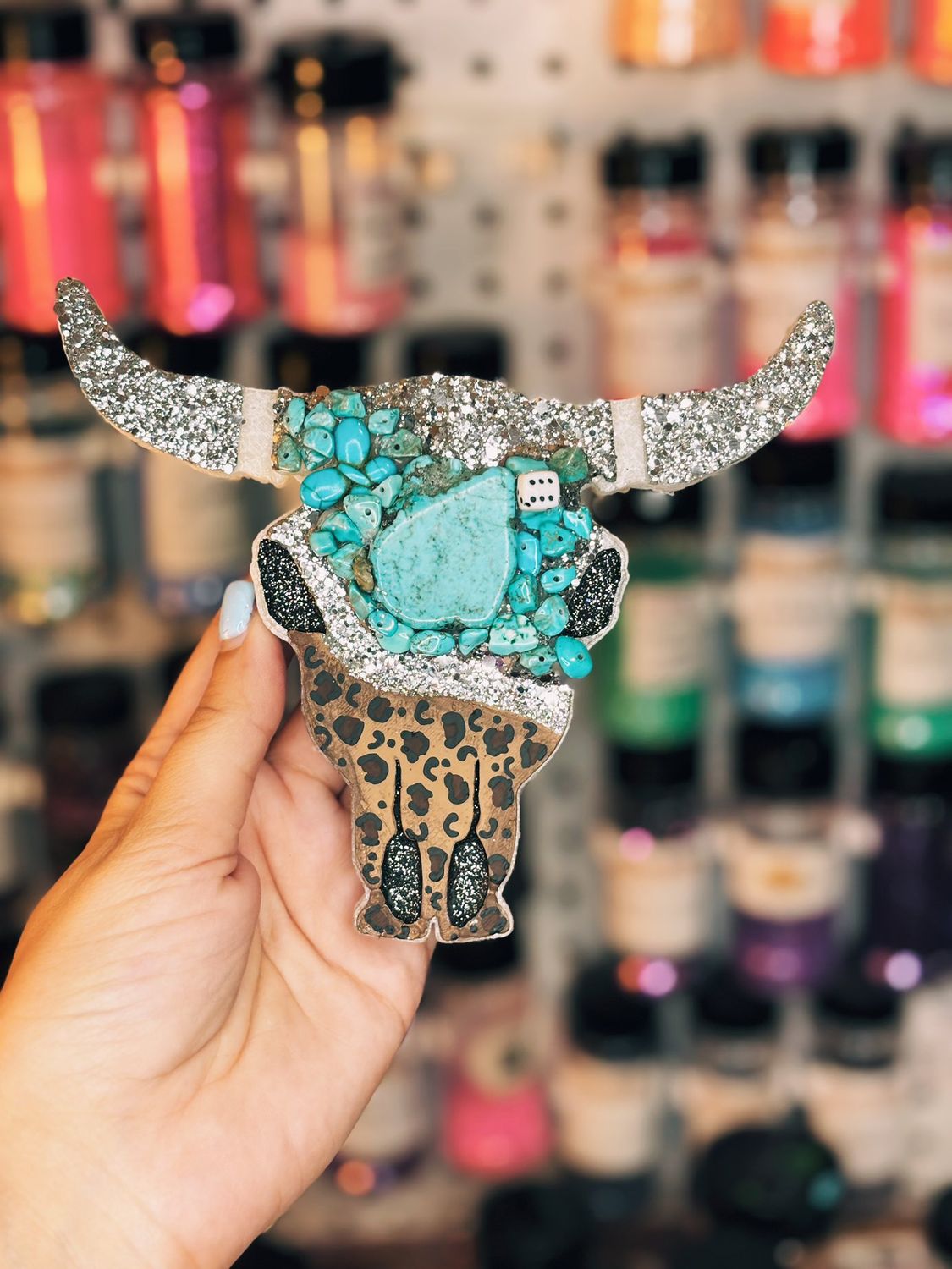 Cheetah Turquoise Bull