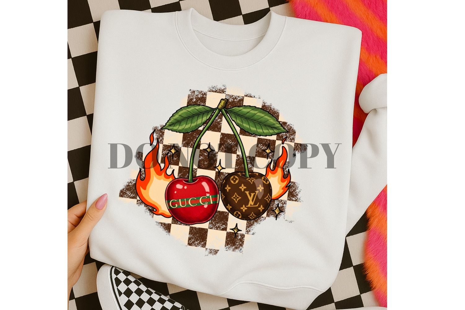 Boujee Cherrys Checkered