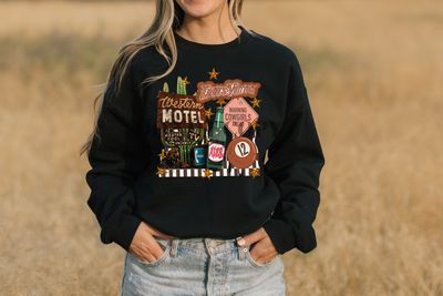 Western Motel Collage