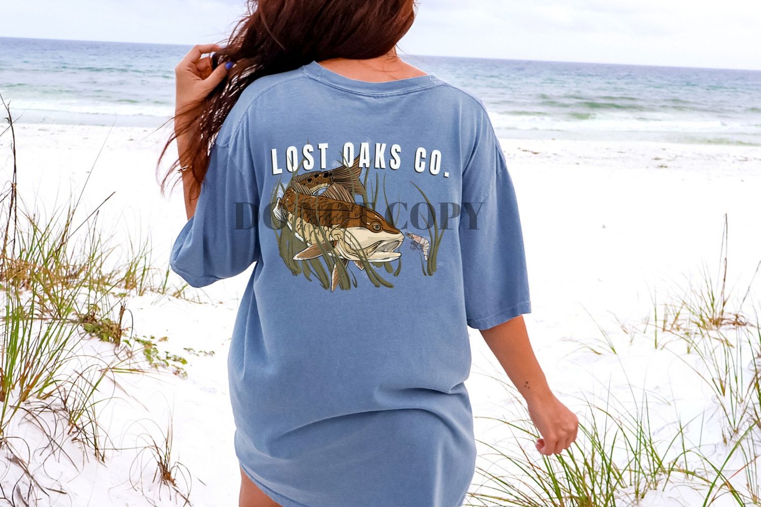 Red Fish logo tee