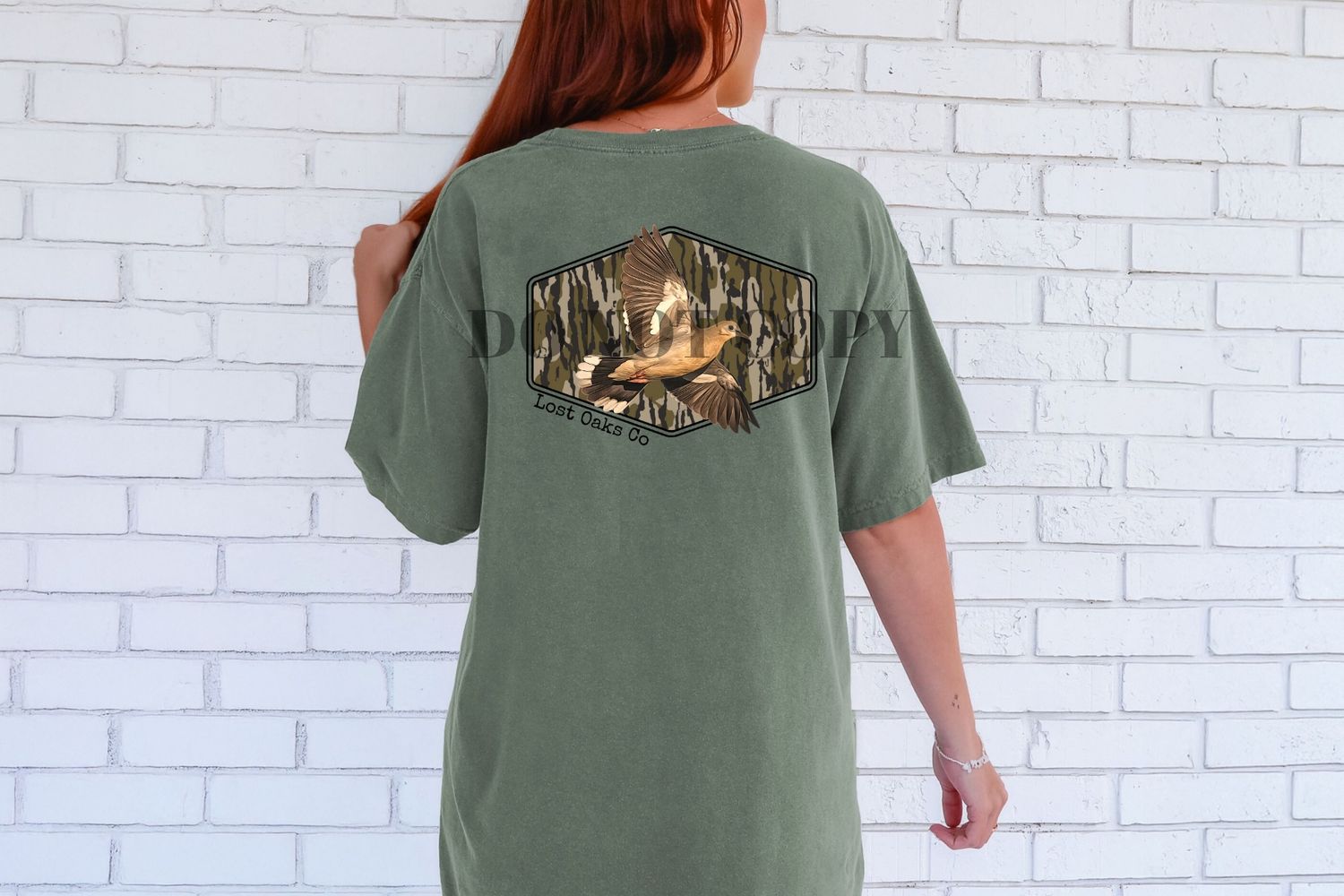 Flying dove camo tee