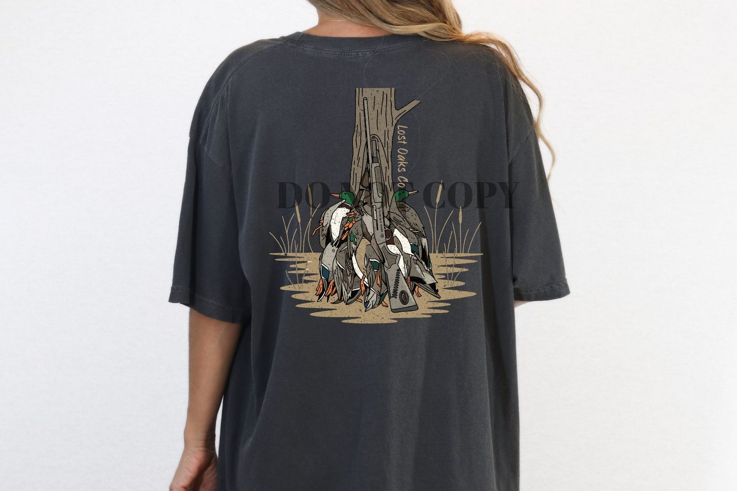 Duck and shotgun tee