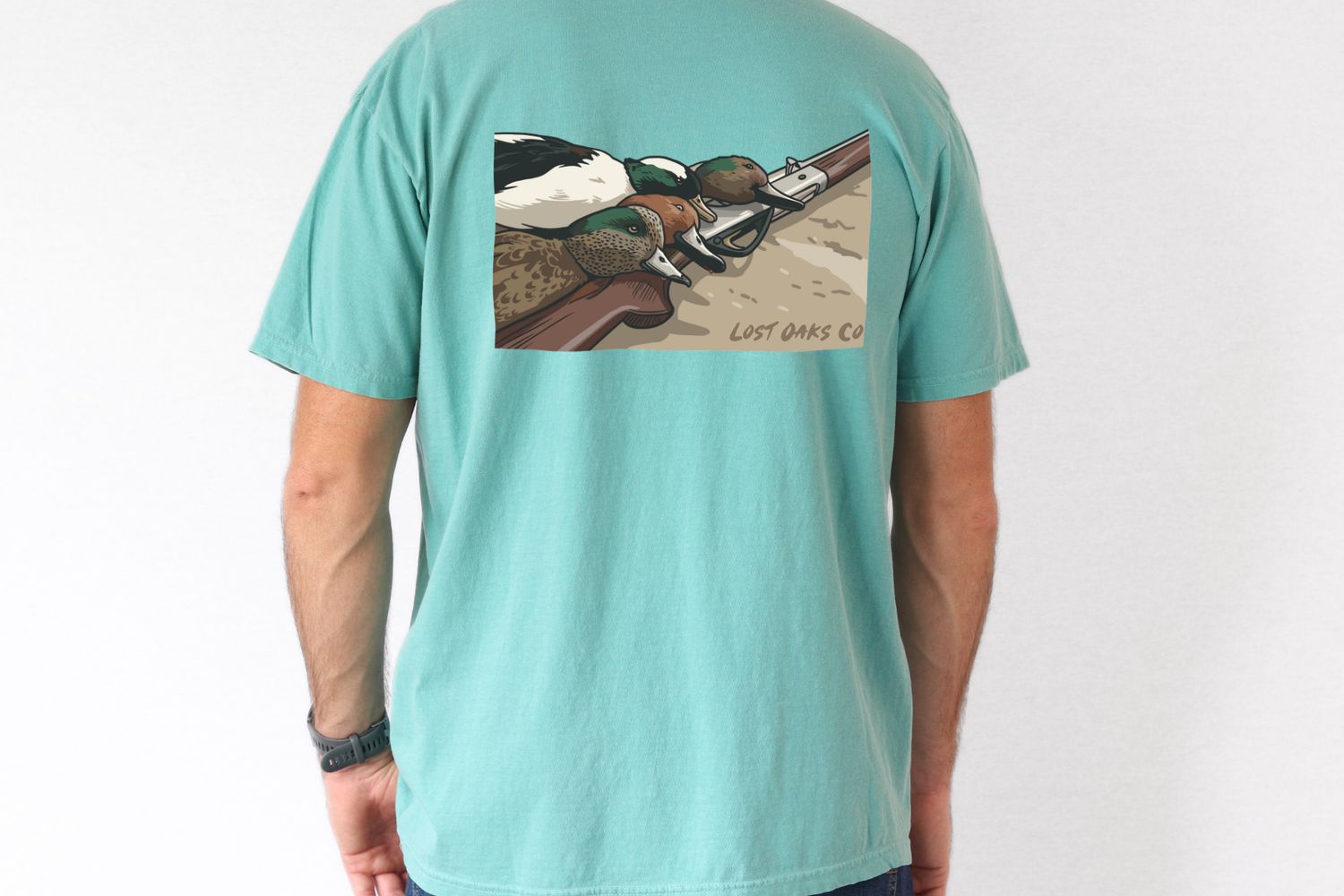 Ducks and shotgun tee