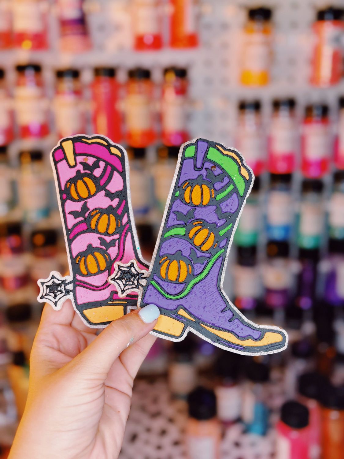 Halloween cowboy boot