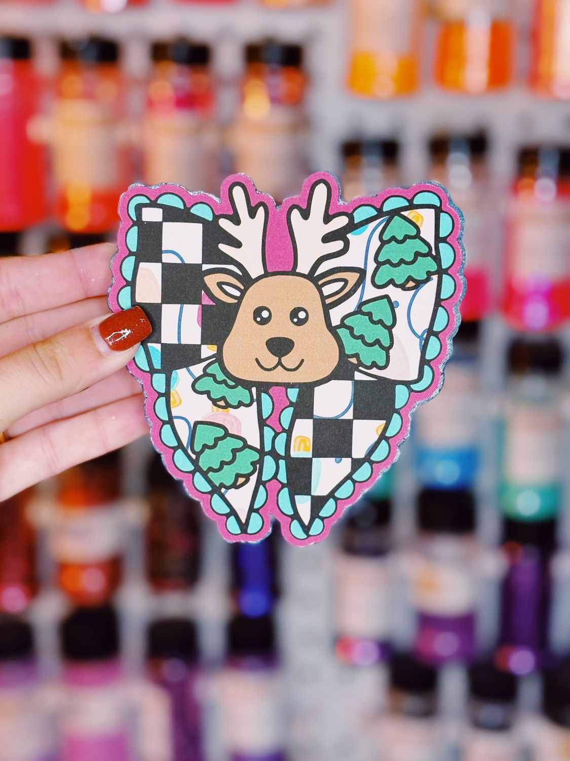 Reindeer Bow- Mystery Cardstock