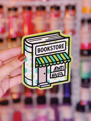 Christmas Bookstore Mystery Cardstock