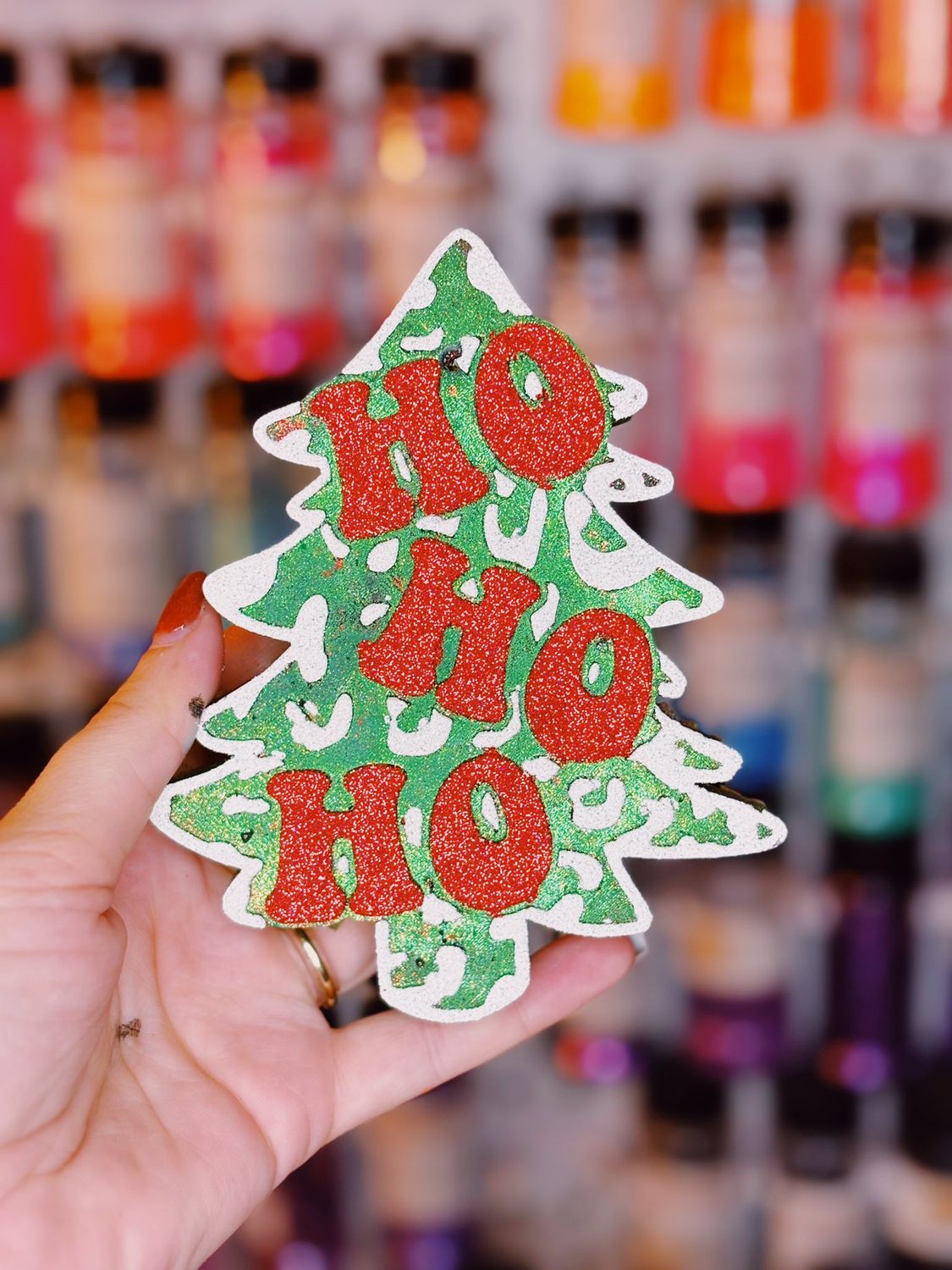 HO HO HO christmas tree